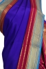 Pure Multi Contrast Mysore Crepe Silk Saree